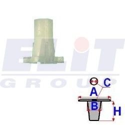 Кліпса системи освітлення (к-т:10 шт) розмір:A = 18,5mm/B = 10,4mm/C = 8,3mm/H = 13,4mm ELIT R 14900