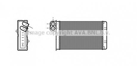 Радиатор печки +/-A +/-AC [OE. 6448.J6] AVA AVA COOLING PE 6233