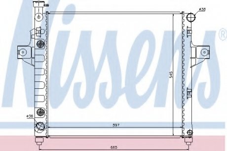 Радиатор NISSENS 61009