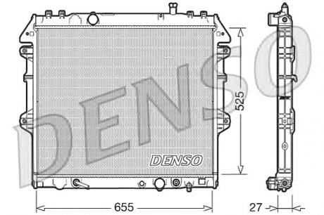 Радиатор охлаждения DENSO DRM50045