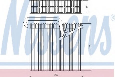 Испаритель кондиционера NISSENS 92190