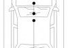 Трос ручного тормоза. Ford Galaxy/Seat/VW Sharan1.9-2.8 95- COFLE 10.7621 (фото 2)