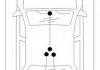 Трос ручного тормоза зад. Л/П RENAULT MASTER III 10- COFLE 10.6860 (фото 2)