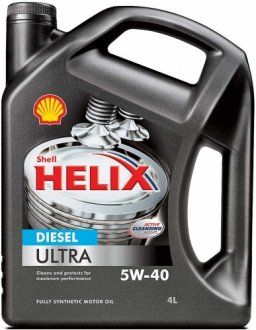 Олія моторна Helix Diesel Ultra 5W-40 (4 л) SHELL 550040549