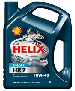 Олія моторна Helix HX7 Diesel 10W-40 (4 л) SHELL 550040425