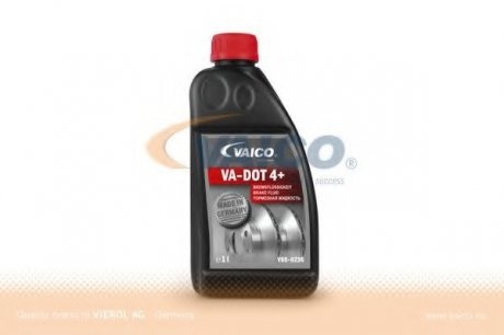 Тормозная жидкость DOT4 PLUS class SL6 (+ESP) 1L VAICO V60-0236 (фото 1)