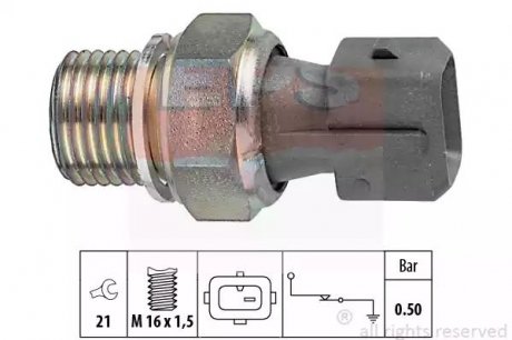 Датчик тиску масла Citroen XM/ Xantia/Berlingo EPS 1.800.116
