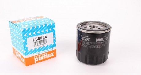 Фільтр масляний Peugeot Renault 1.7-2.0 PURFLUX LS592A (фото 1)