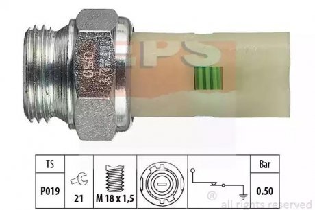 Датчик давления масла R 1,7/1,9D/TD EPS 1.800.075