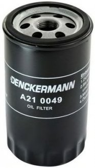 Фільтр масляний Audi 80 1.9TDi (МОП)). 90HP) 8/91- DENCKERMANN A210049 (фото 1)