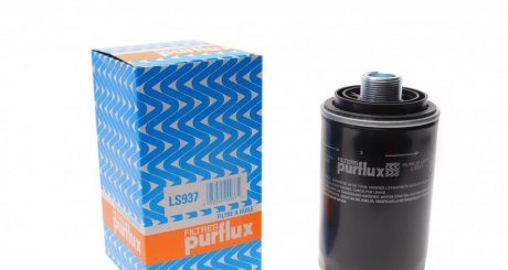 Фильтр масляный VW T5 2.0TSI 11- PURFLUX LS937 (фото 1)