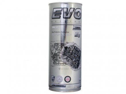 Олія моторна E5 10W-40 (1 л) EVO Evoe510w401l (фото 1)