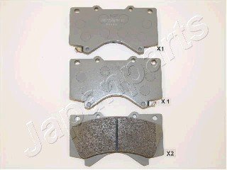 Тормозные колодки дисковые JP JAPANPARTS PA-272AF