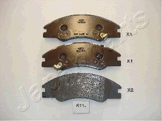 Гальмівні колодки дискові JP JAPANPARTS PA-K11AF (фото 1)