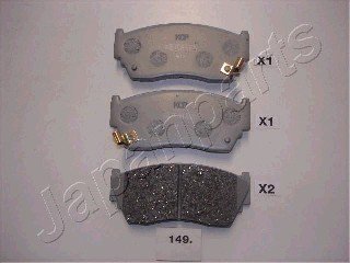 Гальмівні колодки дискові JP JAPANPARTS PA-149AF (фото 1)