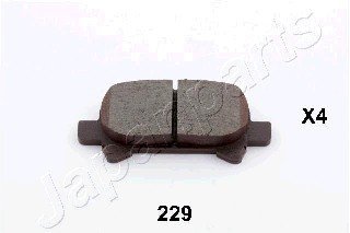 Тормозные колодки дисковые JP JAPANPARTS PP-229AF