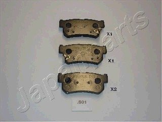 Гальмівні колодки дискові JP JAPANPARTS PP-S01AF