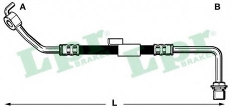 Шланг тормозной LPR 6T46217