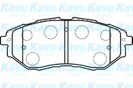 Гальмівні колодки дискові KAVO BP-8020 (фото 1)