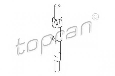 Привід тросу спідометра TOPRAN / HANS PRIES 107401 (фото 1)