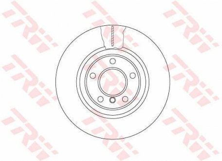 Гальмівний диск двосекційний TRW DF6616S