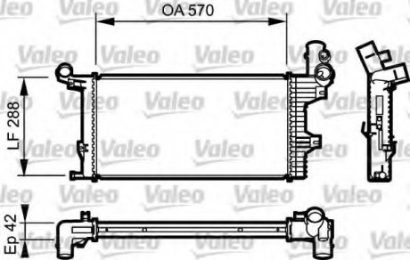 Радиатор Valeo 732303 (фото 1)