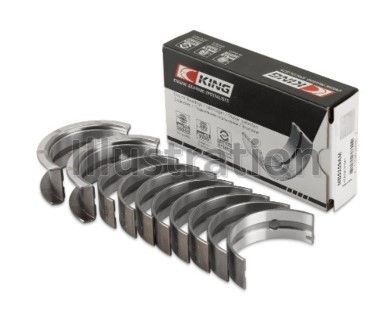 Вкладиші корінні 0.75mm Opel 1.6/1.7D/1.8/2.0/2.0 16V ENGINE BEARINGS KING MB5519AM 0.75