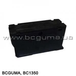 Подушка передней рессоры под пластик нижняя правая BC GUMA 1350 (фото 1)