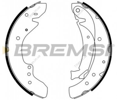 Гальмівні колодки зад. Ducato/Boxer 94-02 (1.4t) (бараб.) BREMSI GF0175