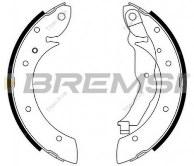 Колодки тормозные задние BMW 3(E36) 90-00 (TRW) BREMSI GF0077 (фото 1)