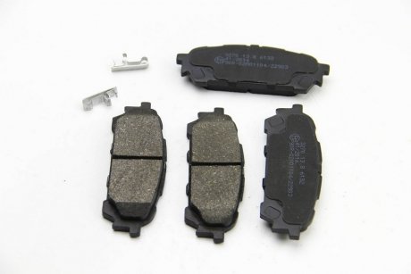 Колодки тормозные задние Subaru Impreza 00- (akebono) BREMSI BP3270 (фото 1)