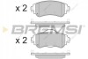 Колодки тормозные передние Citroen C4 09- (TRW) BREMSI BP3491 (фото 1)