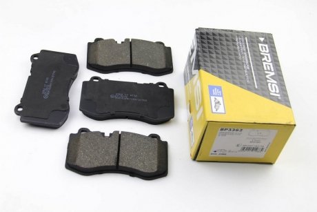 Колодки гальмівні передні MB W221 05-13 (brembo) BREMSI BP3362