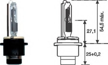 Лампа ксеноновая MM D2R MAGNETI MARELLI 002542100000 (фото 1)
