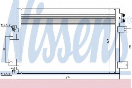 Конденсер кондиционера NISSENS 940151