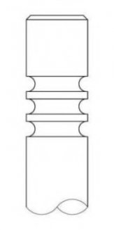 Клапан IN MB M104/M111/M120 35X7X101.50 INTERVALVES 2906.032