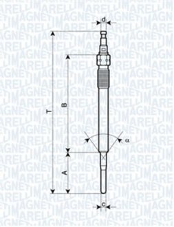 Свічка розжарення MAGNETI MARELLI 062900051304