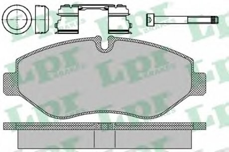 Гальмівні колодки дискові LPR 05P1297