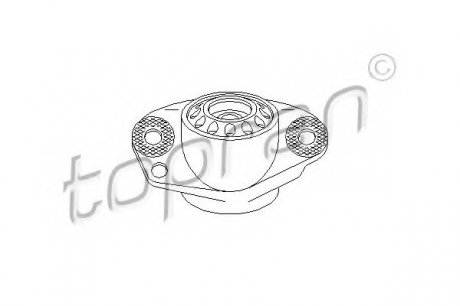 Подушка зад амортизатора TOPRAN TOPRAN / HANS PRIES 108 242