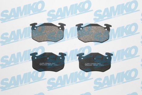 Колодки ЗАД торм SAMKO 5SP307