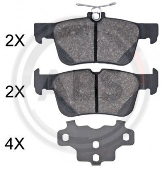 Гальмівні колодки дискові A.B.S. A.B.S. 35060