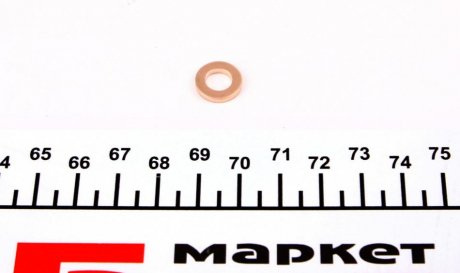 Уплотняющее кольцо форсунки 7x12,3x2 ELRING 232.930 (фото 1)