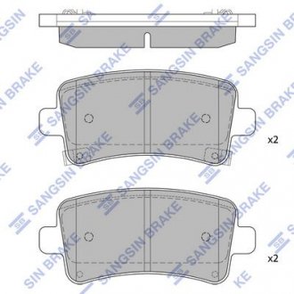 Тормозные колодки дисковые задние SANGSIN BRAKE HQ HI-Q/SANGSIN SP2135