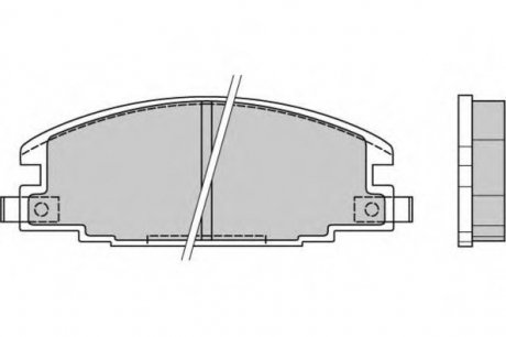 Тормозные колодки дисковые перед. Opel Frontera 2.2/2.4i/2.3TD 92-98 E.T.F. E.T.F. 12-0367 (фото 1)