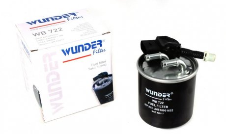 Фільтр паливний WUNDER WB-722 (фото 1)