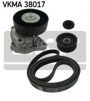 Поликлиновой ременный комплект SKF VKMA 38017 (фото 1)