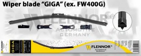 Щетка стеклоочистителя (450 аэро)) FLENNOR FW450G
