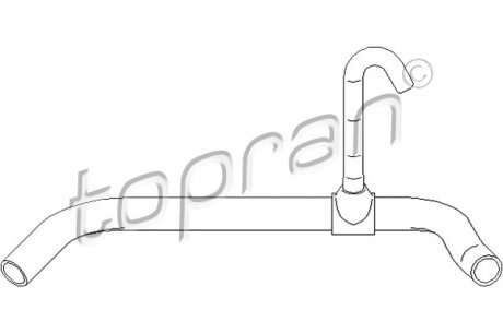 Шланг радіатора TOPRAN / HANS PRIES 111799 (фото 1)