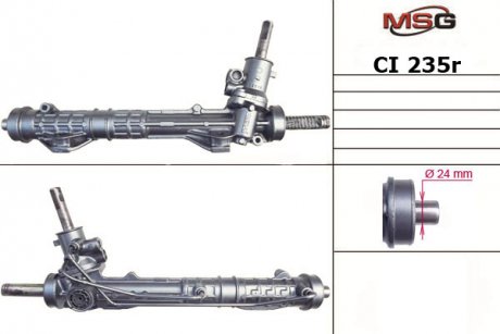 Рульова рейка з ГУР відновлена CITROEN Berlingo 2008-,PEUGEOT Partner 2008-,PEUGEOT 308 2007- Rebuilding MSG CI235R