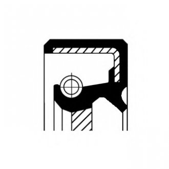 Кільце ущільнювача, диференціал, Кільце ущільнювача, роздавальна коробка, Кільце ущільнювача, ступиця колеса CORTECO 19035154B (фото 1)